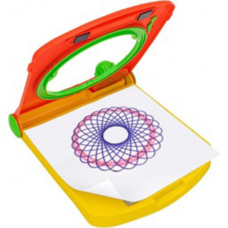SPIROGRAFO CON STENCIL E PENNARELLI 3