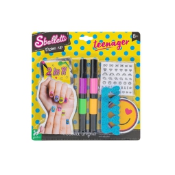 DECORA UNGHIE CON 4 SMALTI