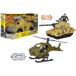 VEICOLO MILITARE CON ACCESSORI