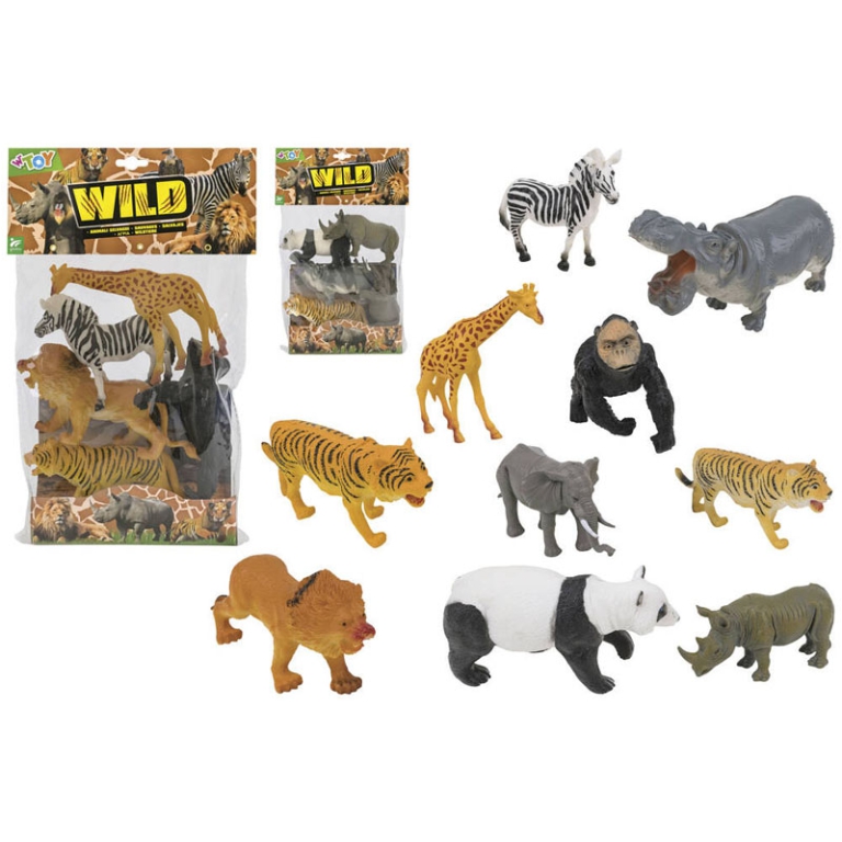 BUSTA ANIMALI DELLO ZOO  5PZ 35,5X23X5,5CM