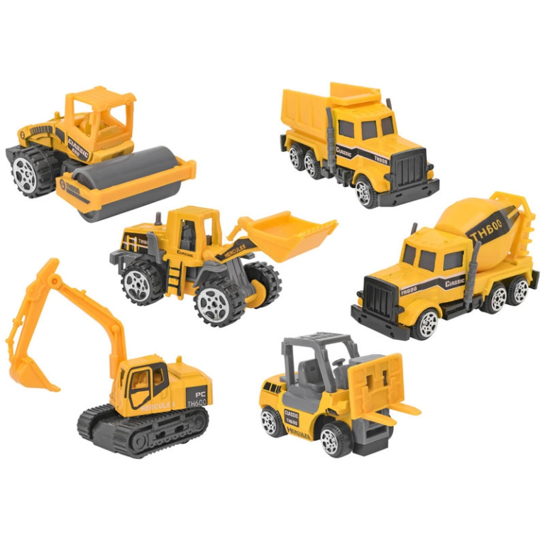 CONFEZIONE 3 MEZZI CANTIERE DIE CAST 3