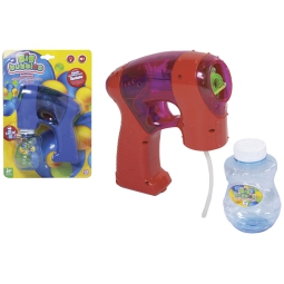 PISTOLA SPARA BOLLE SAPONE LUCI SUONI+REFILL 130ML
