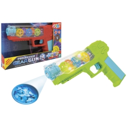PISTOLA CON INGRANAGGI E PROIETTILI
