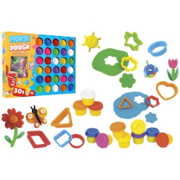 MORBIDOUGH PASTA DA MODELLARE 30PZ 25GR ACCESSORI