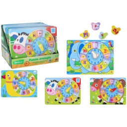 PUZZLE OROLOGIO IN LEGNO