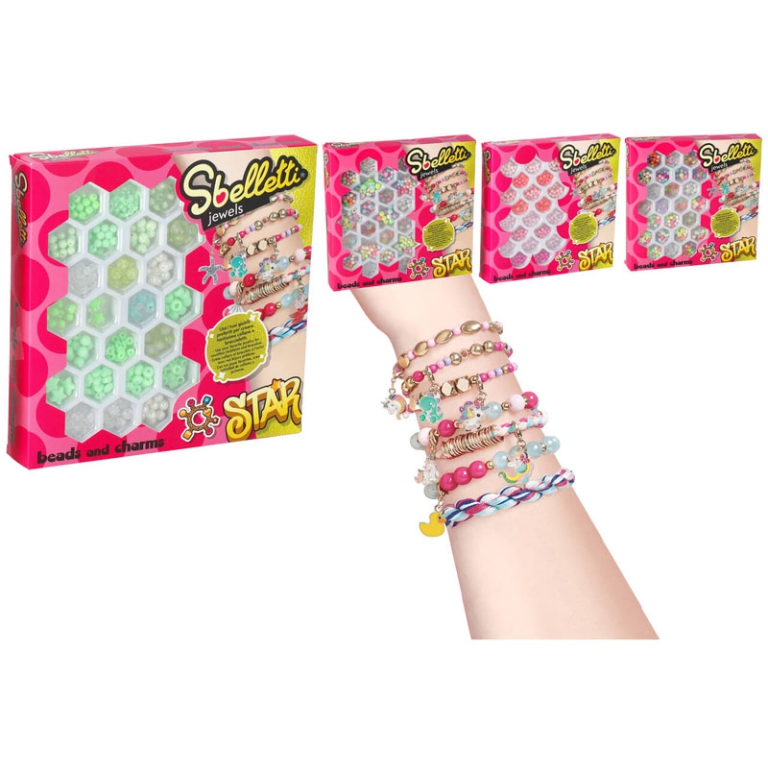 SET PERLINE E ACCESSORI  22X22CM