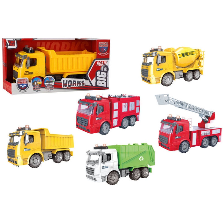 VEICOLI DA LAVORO 18CM A FRIZIONE 3+ ANNI