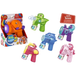 PISTOLA SPARA BOLLE SAPONE ANIMALETTI 16CM