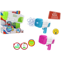 PISTOLA SPARA BOLLE SAPONE CON LUCE