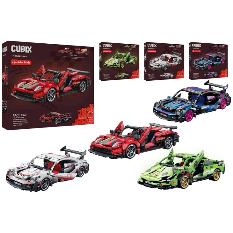 COSTRUZIONI CUBIX AUTO   RACER RETROCARICA 1:18