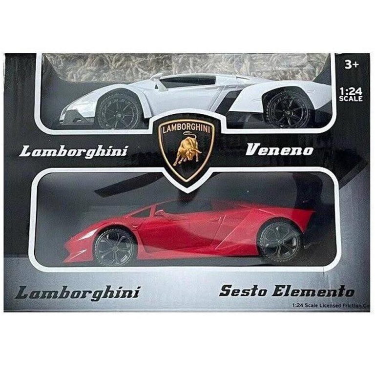 CONFEZIONE 2 LAMBORGHINI A FRIZIONE PLASTICA