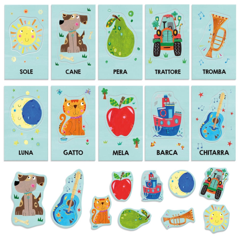 BABY FLASHCARDS MONTESSORI 1-3 ANNI 2