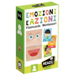 FLASHCARDS MONTESSORI EMOZIONI E AZIONI 1-4 ANNI