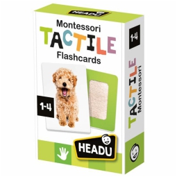 FLASHCARDS TACTILE MONTESSORI 1-4 ANNI