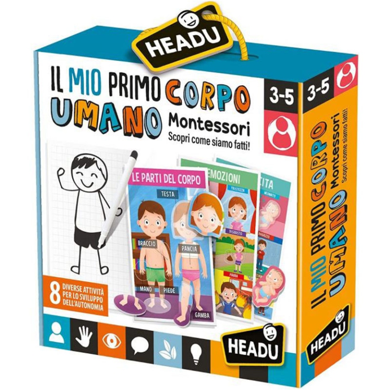 IL MIO PRIMO CORPO UMANO MONTESSORI 3-5 ANNI
