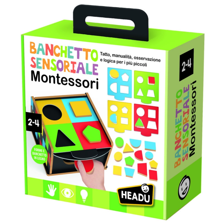 BANCHETTO SENSORIALE MONTESSORI
