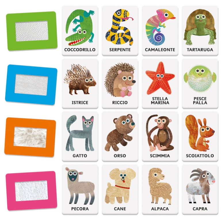 FLASHCARDS ANIMALI TATTILI 1-3 ANNI 2