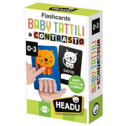 BABY FLASHCARDS TATTILI A CONTRASTO 0-3 ANNI
