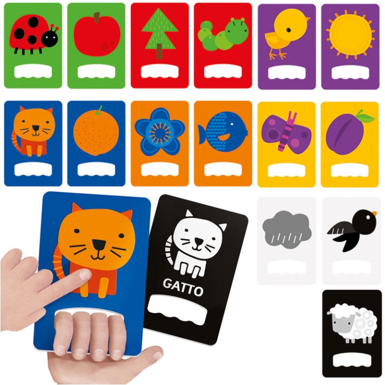 BABY FLASHCARDS TATTILI A CONTRASTO 0-3 ANNI 2
