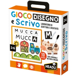 GIOCO DISEGNO E SCRIVO 3-6 ANNI