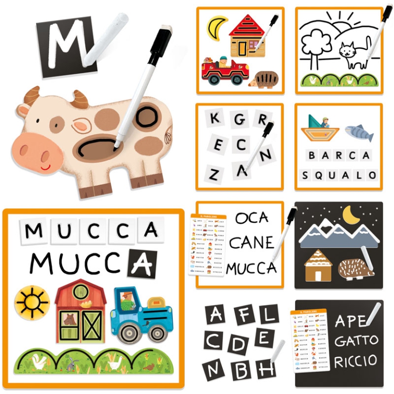 GIOCO DISEGNO E SCRIVO 3-6 ANNI 2