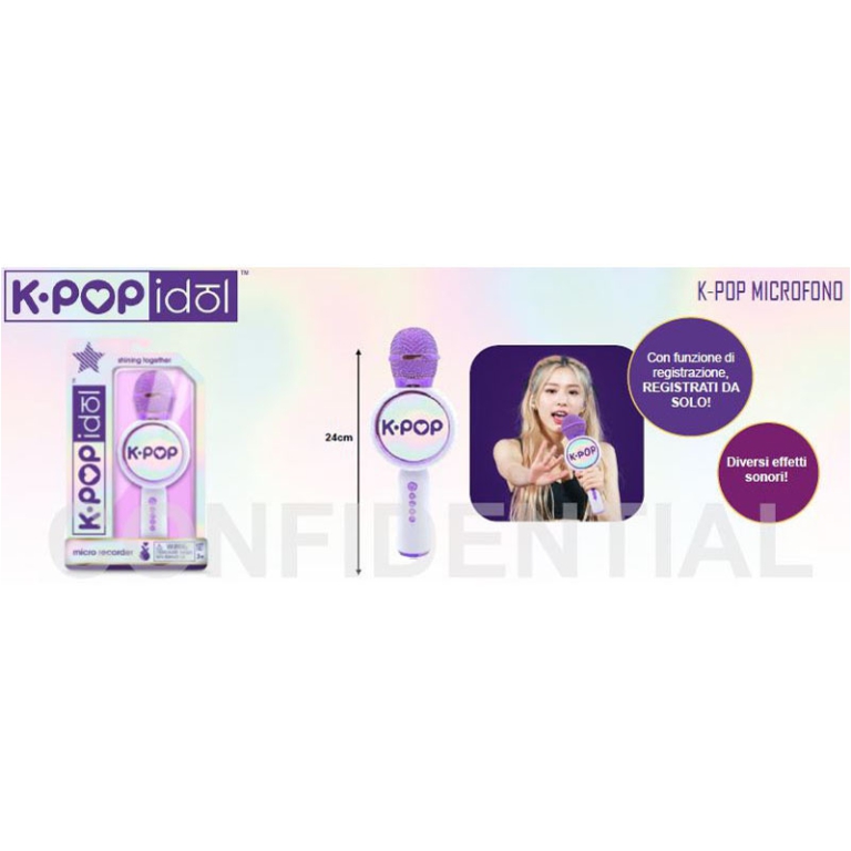 K-POP MICROFONO CON EFFETI SONORI
