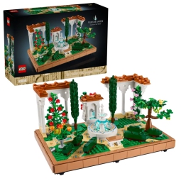 LEGO BOTANICAL IL GIARDINO CON FONTANA