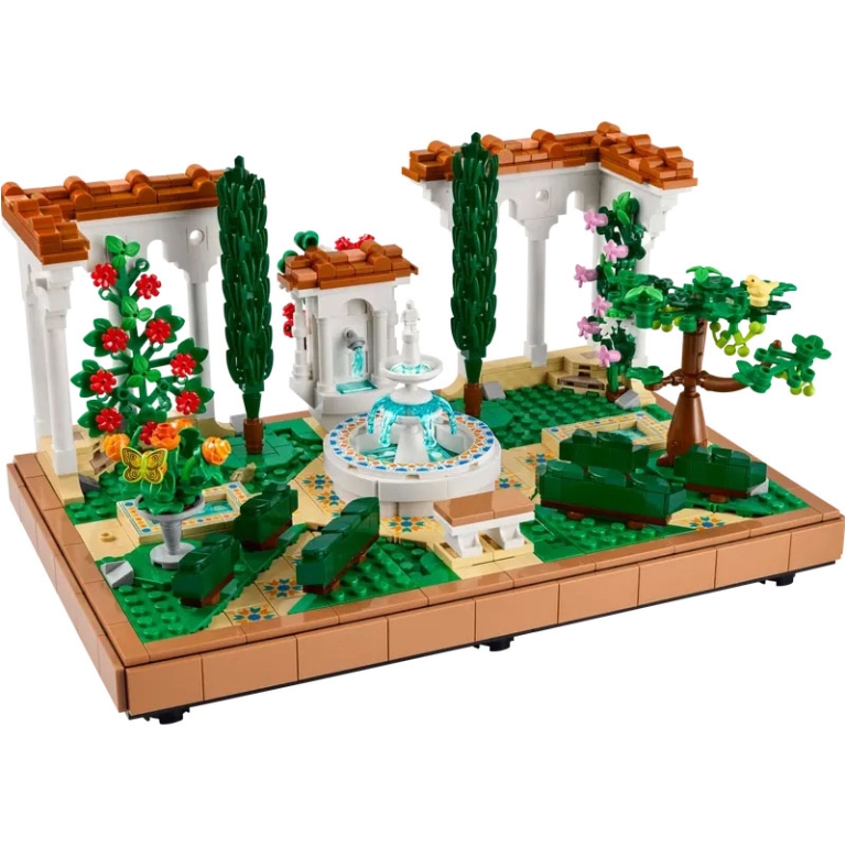 LEGO BOTANICAL IL GIARDINO CON FONTANA 2