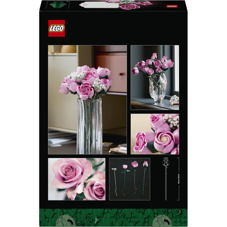 LEGO BOTANICAL BOUQUET DI ROSE ROSA 5