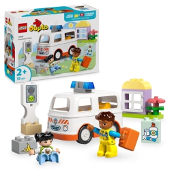 LEGO DUPLO AMBULANZA E   AUTISTA