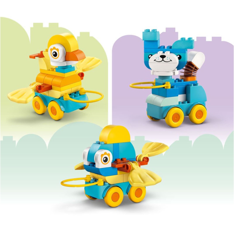 LEGO DUPLO ANIMALI SU RUOTE 3 IN 1 2
