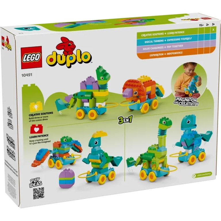 LEGO DUPLO DINOSAURO SU RUOTE 3 IN 1 5