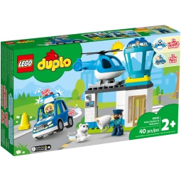 LEGO DUPLO STAZIONE DELLA POLIZIA ED ELICOTTERO