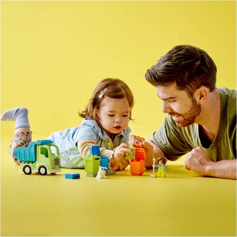 LEGO DUPLO CAMION RICICLO RIFIUTI 3