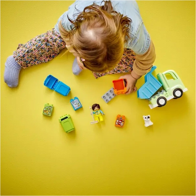 LEGO DUPLO CAMION RICICLO RIFIUTI 5