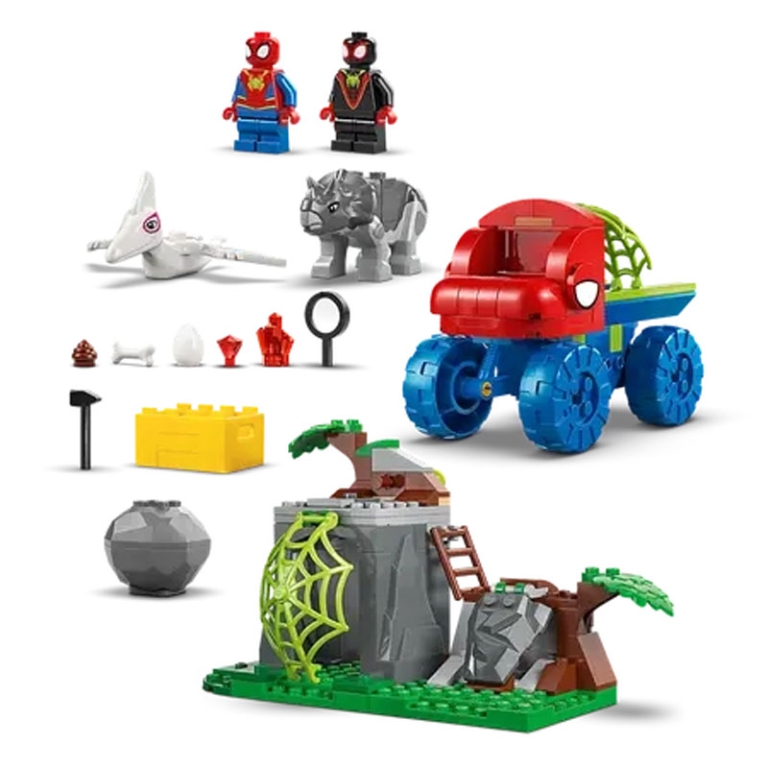 LEGO SPIDEY SALVATAGGIO  SU DINO RUSPA 2