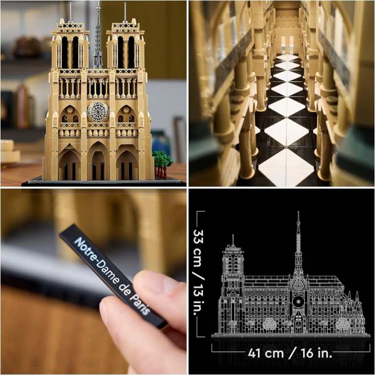 LEGO ARCHITECTURE NOTRE DAME 5