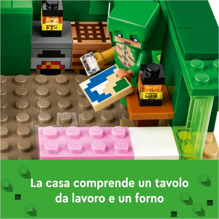 LEGO MINECRAFT BEACH HOUSE DELLA TARTARUGA 3