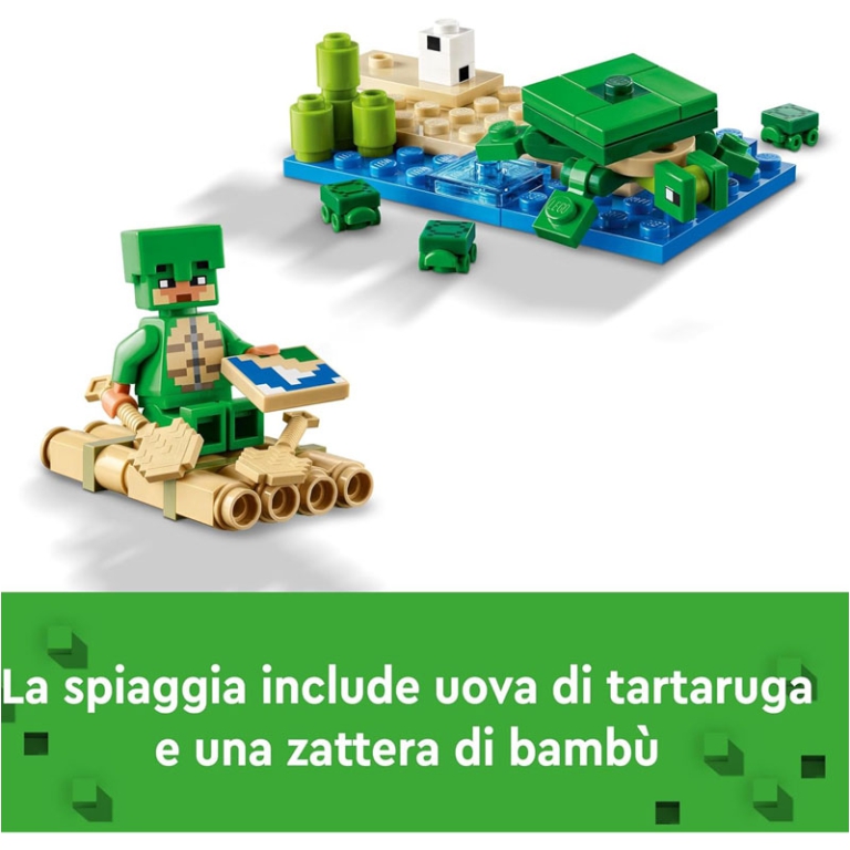 LEGO MINECRAFT BEACH HOUSE DELLA TARTARUGA 5