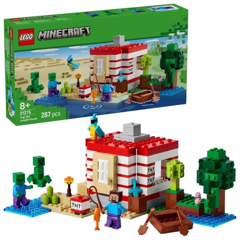 LEGO MINECRAFT CASA NELA GIUNGLA ESPLOSIVA
