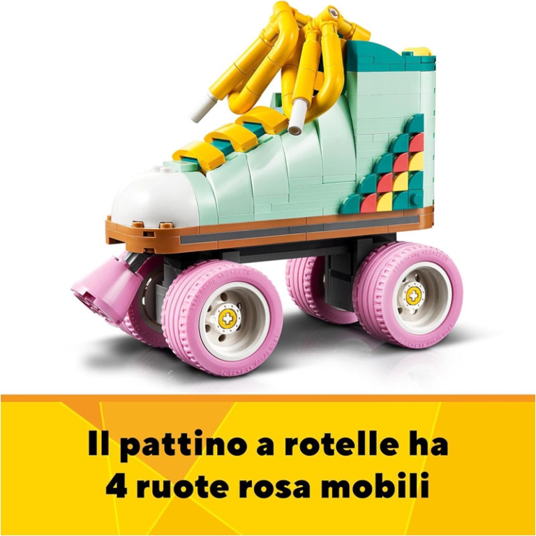 LEGO CREATOR PATTINI A ROTELLE RETRO 3