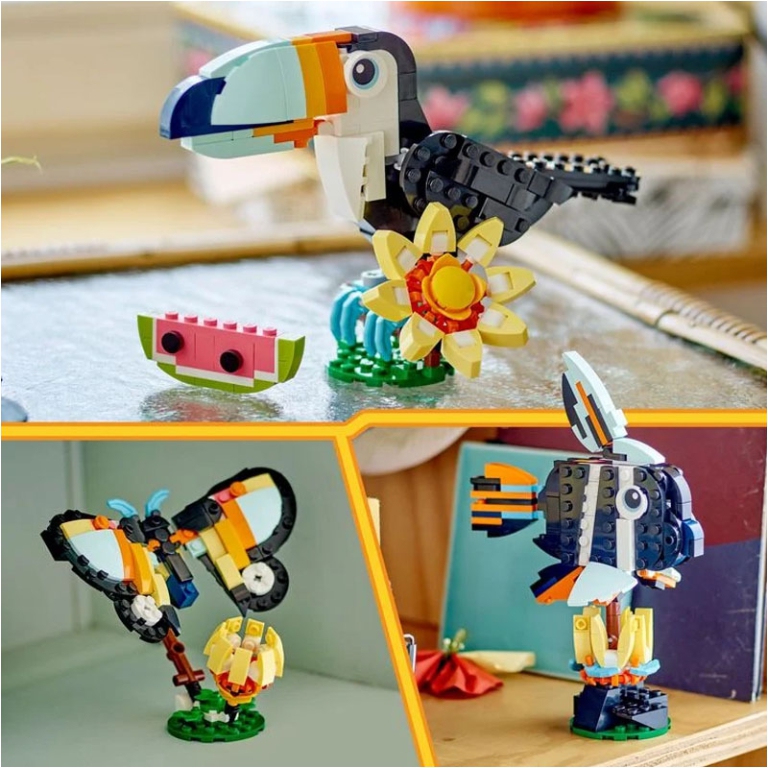 LEGO CREATOR TUCANO TROPICALE 3