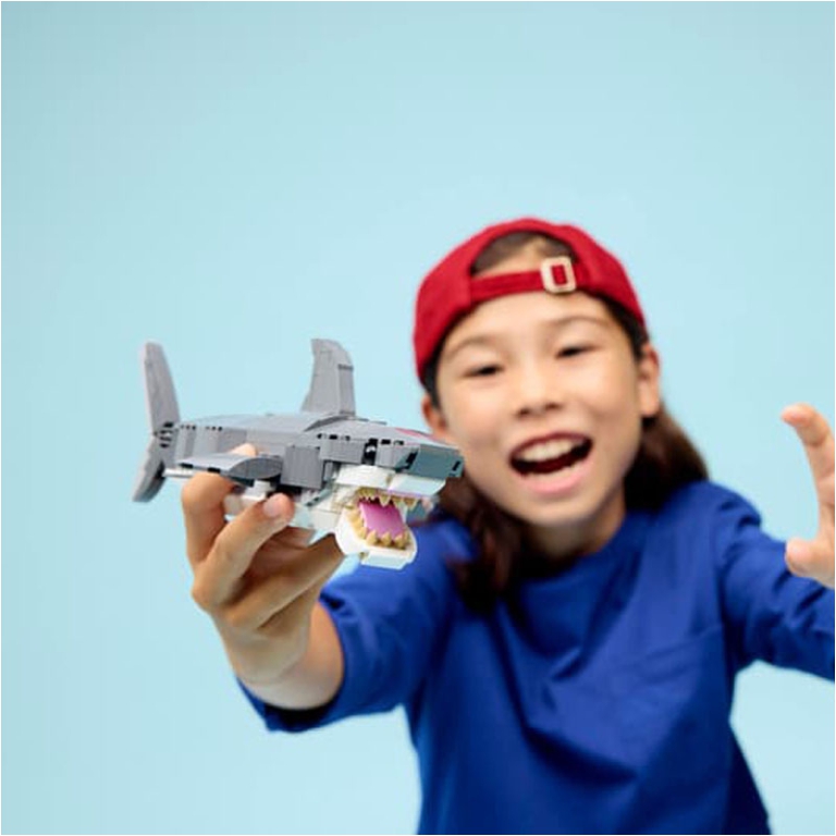 LEGO CREATOR SQUALO CON  SCRIGNO DEL TESORO 5