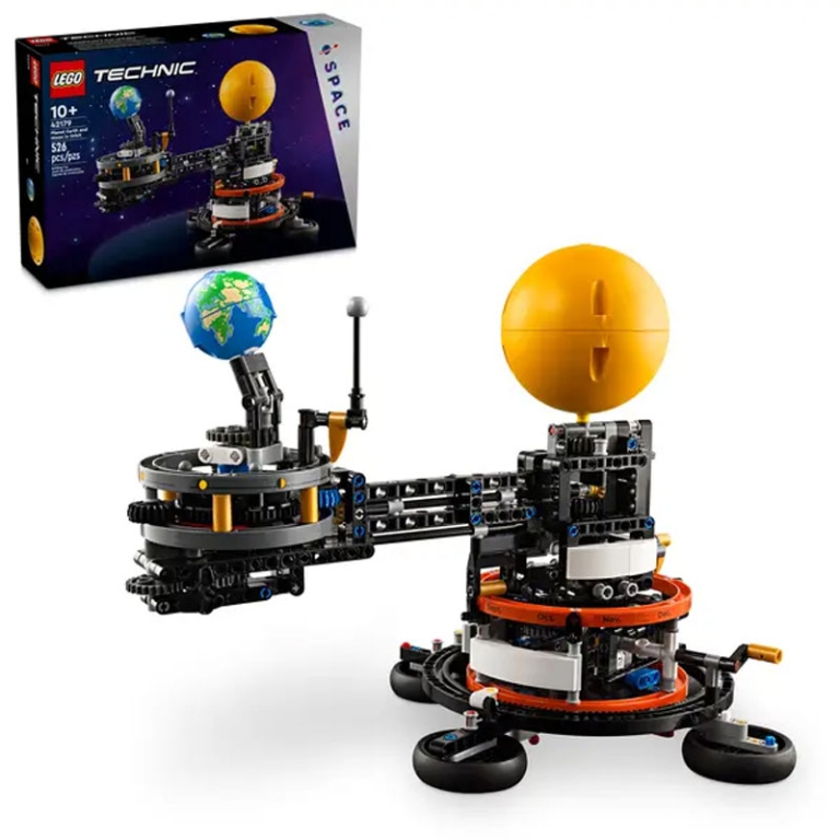 LEGO TECHNIC PIANETA TERRA E LUNA IN ORBITA