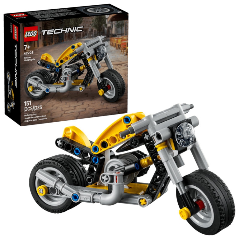 LEGO TECHNIC MOTO GIALLA