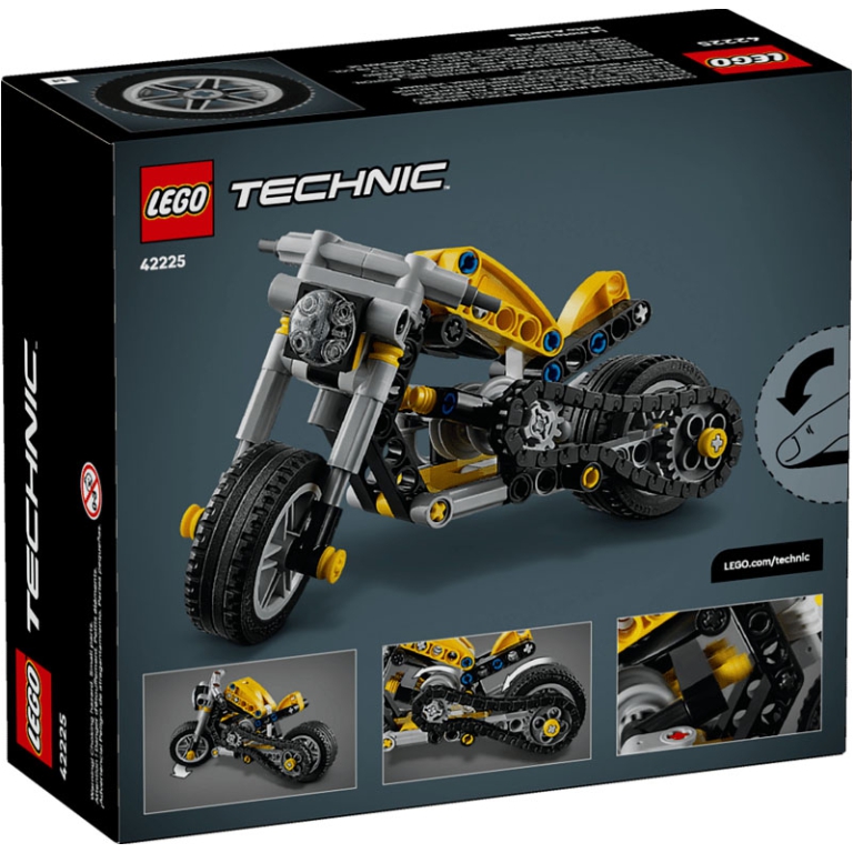 LEGO TECHNIC MOTO GIALLA 3