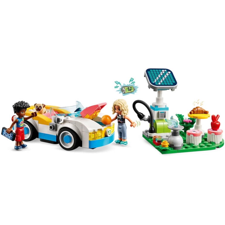 LEGO FRIENDS AUTO ELETTRICA E CARICABATTERIA 2