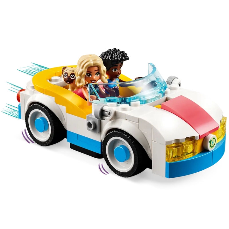 LEGO FRIENDS AUTO ELETTRICA E CARICABATTERIA 3