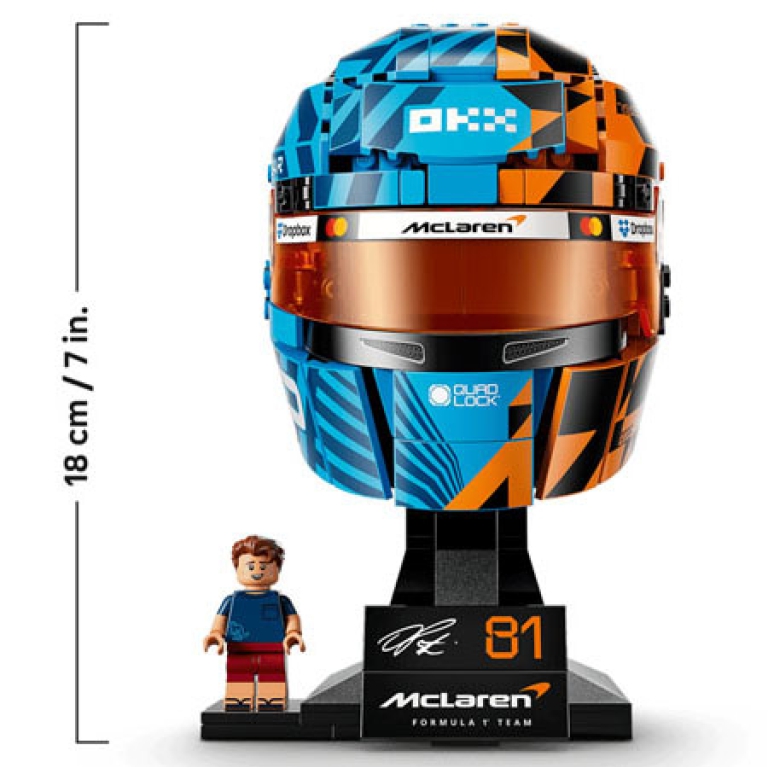 LEGO F1 CASCO OSCAR PIASTRI 3