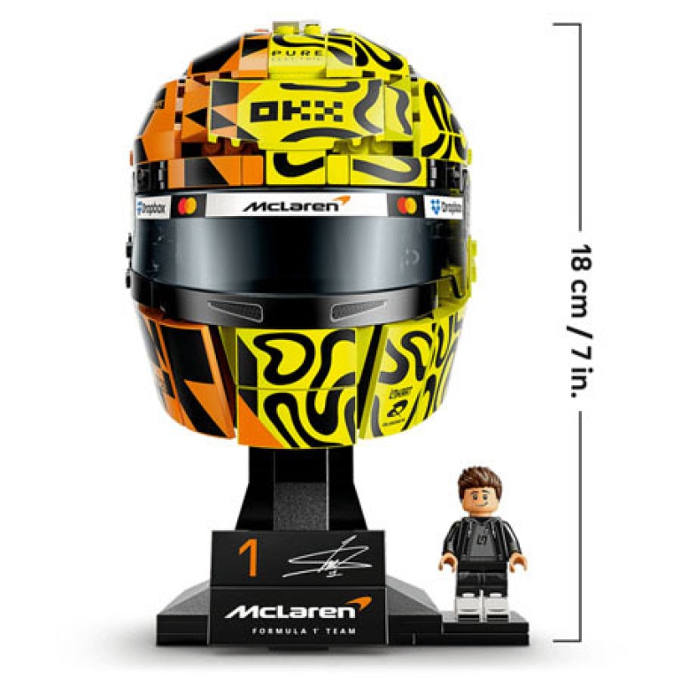 LEGO F1 CASCO LANDO NORRIS 5